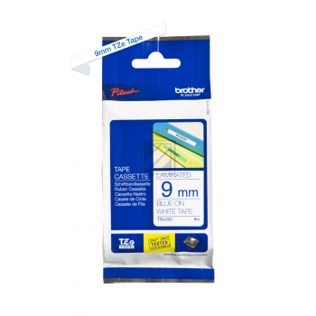 Brother Schriftbandkassette blau/weiß (TZE-223)