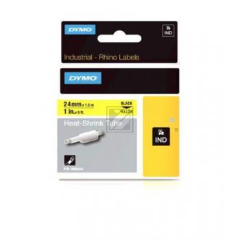 Dymo Heißschrumpfschlauch 6mm schwarz/gelb (1805444)