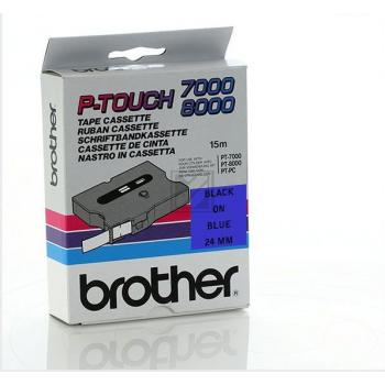 Brother Schriftbandkassette schwarz/blau (TX-551)