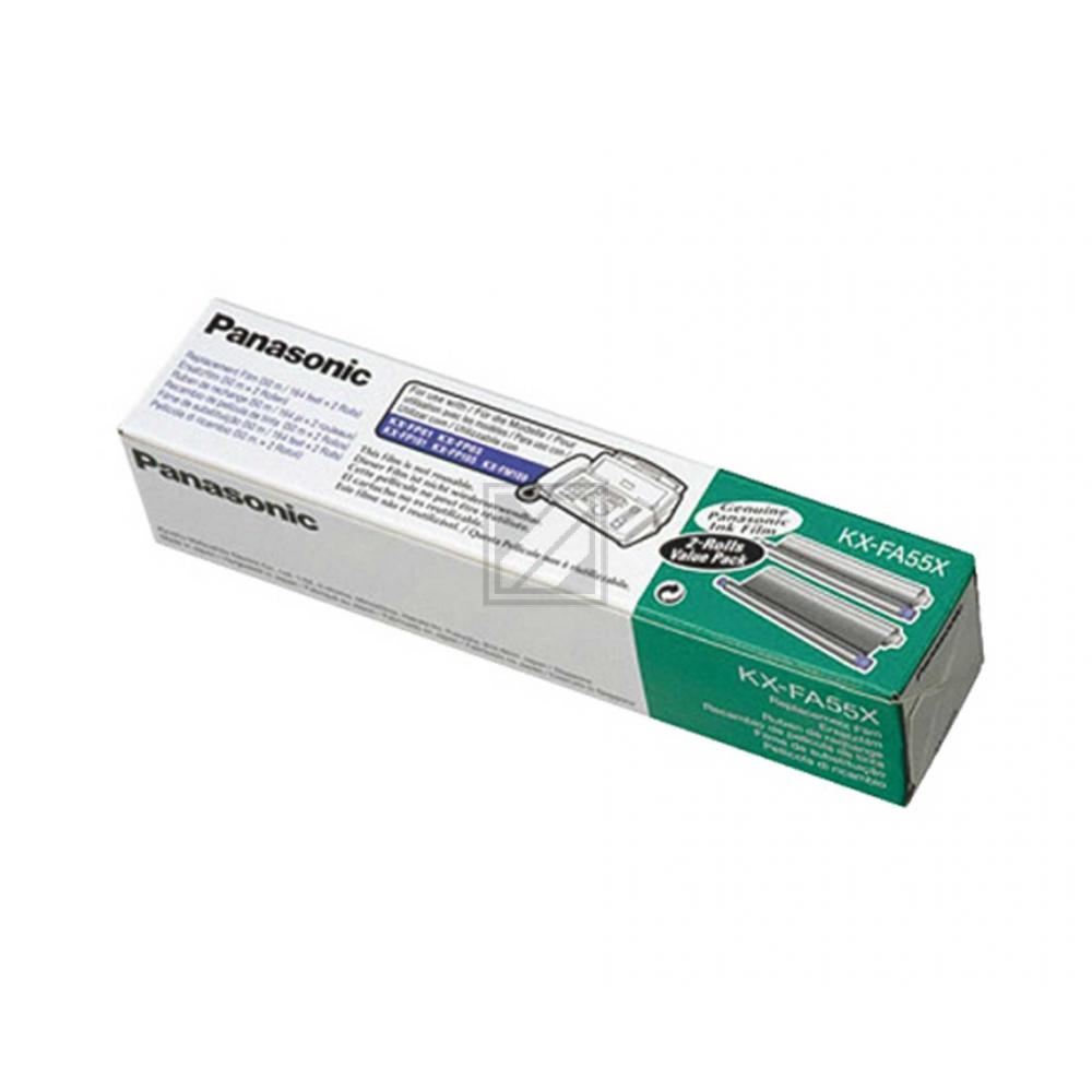 Panasonic Thermo-Transfer-Rolle schwarz (KX-FA55X)