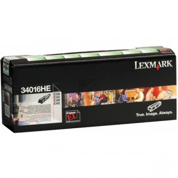 Lexmark Toner-Kartusche Return schwarz HC (34016HE)