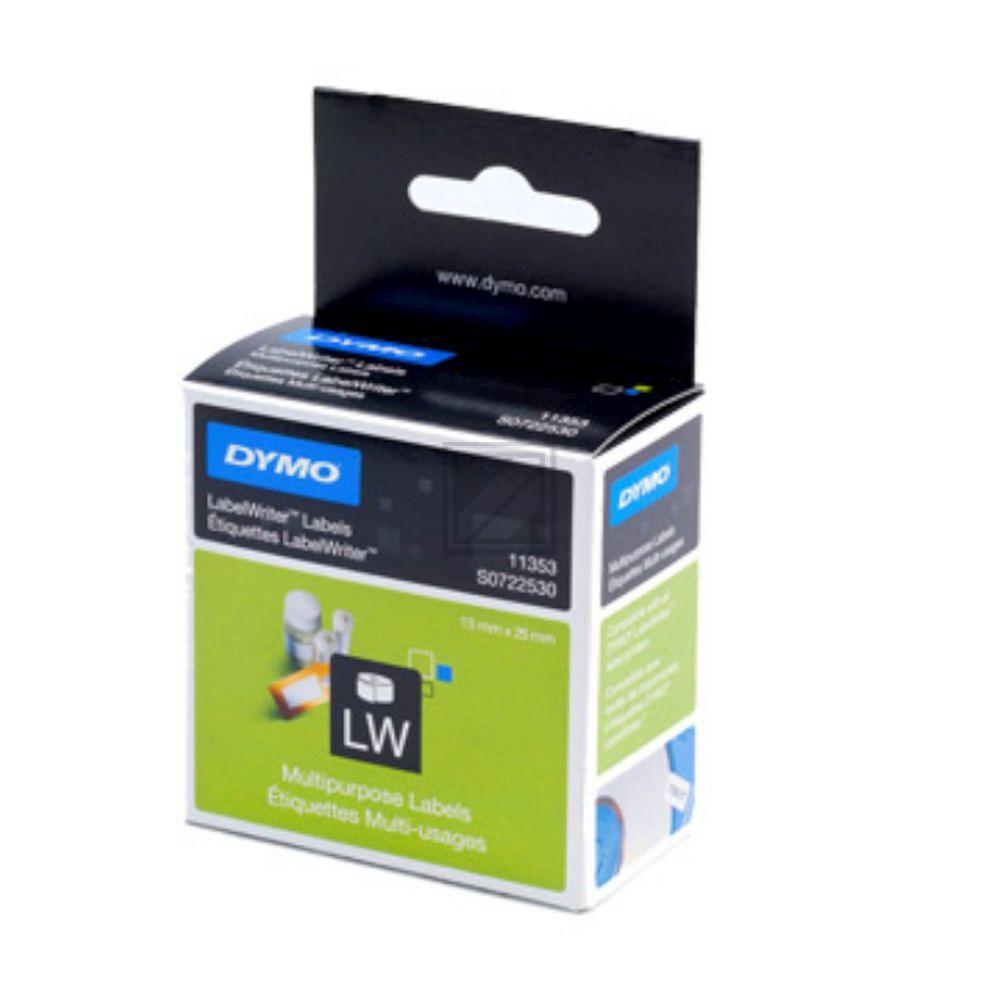 Dymo Vielzweck-Etiketten (weiß) 1 X 1.000 (S0722530, 11353)
