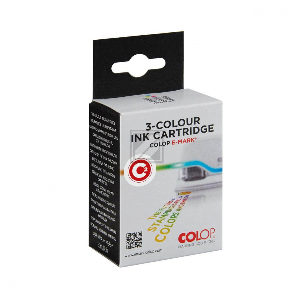 Colop Tintendruckkopf cyan/magenta/gelb (156664, C2)
