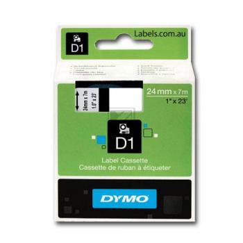 Dymo Schriftbandkassette schwarz/weiß (S0720930, 53713)