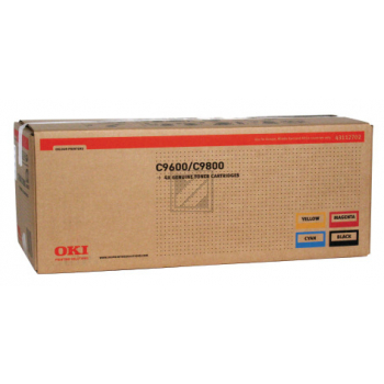 OKI Toner-Kit gelb, magenta, schwarz, cyan HC (43112702)