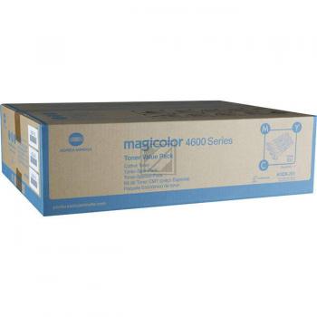 Konica Minolta Toner-Kit gelb, magenta, cyan (A0DKJ51)