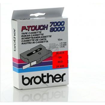 Brother P-Touch 24 mm R-Blk red-black 15 m laminiert