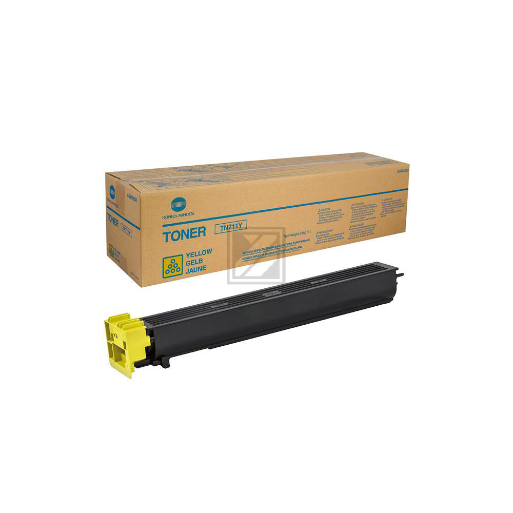 Konica Minolta Toner-Kit gelb (A3VU250, TN-711Y)