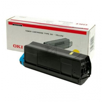 OKI Toner-Kit gelb HC (42127405, TYPE-C6)