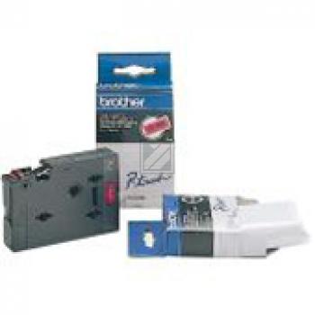 Brother Schriftbandkassette schwarz/rot (TZE-441)