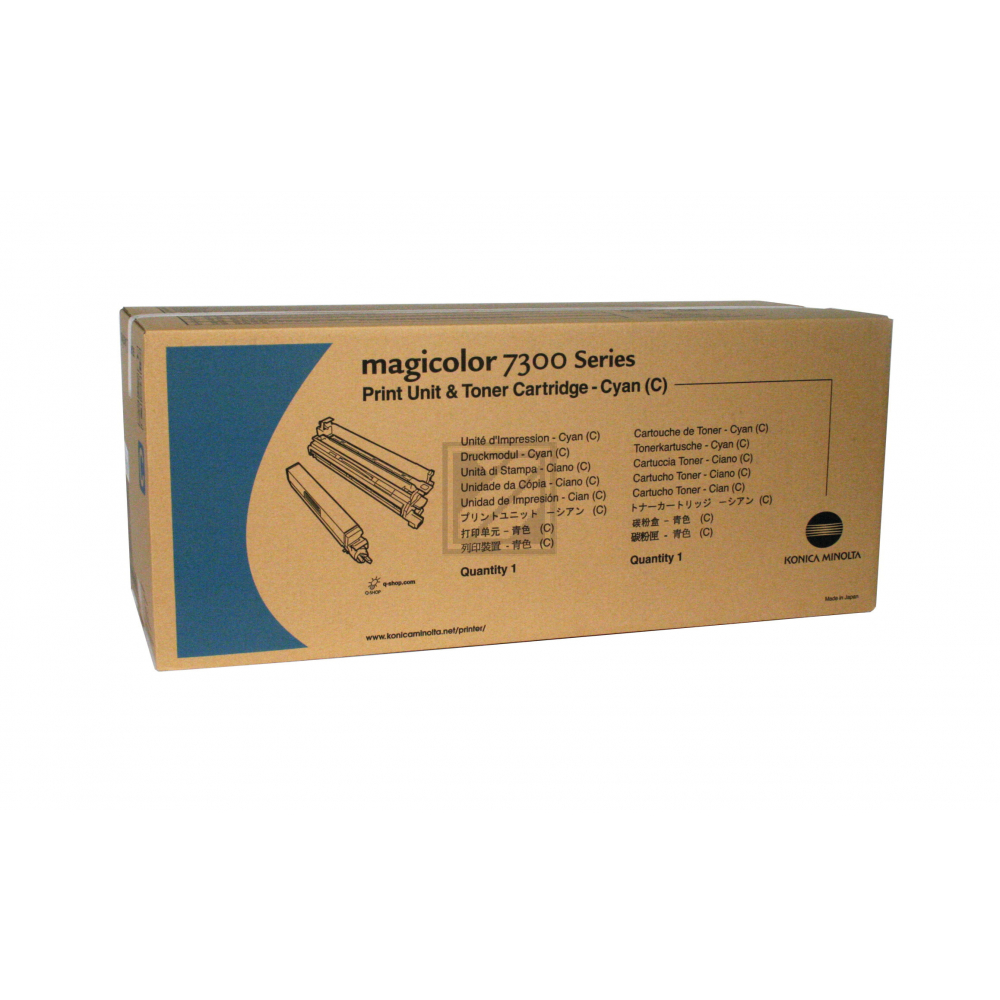 Kon/Min Drum/Toner Unit cyan Magicolor 7300