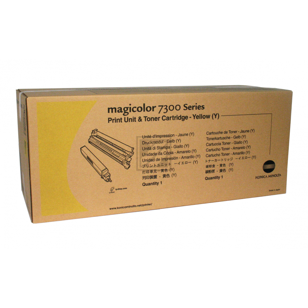 Kon/Min Drum/Toner Unit yellow Magicolor 7300