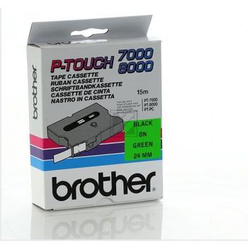 Brother P-Touch 24 mm g-Blk green-black 15 m laminiert