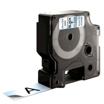 Dymo Schriftbandkassette    schwarz/transparent     (S0720820)