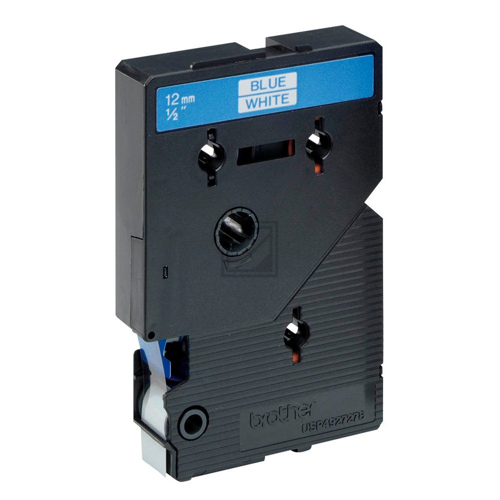 Brother Schriftbandkassette blau/weiß (TC-203)