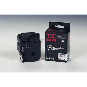 Brother Schriftbandkassette schwarz/transparent (TZE-161)