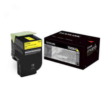 Lexmark Toner-Kit gelb (70C0X40)