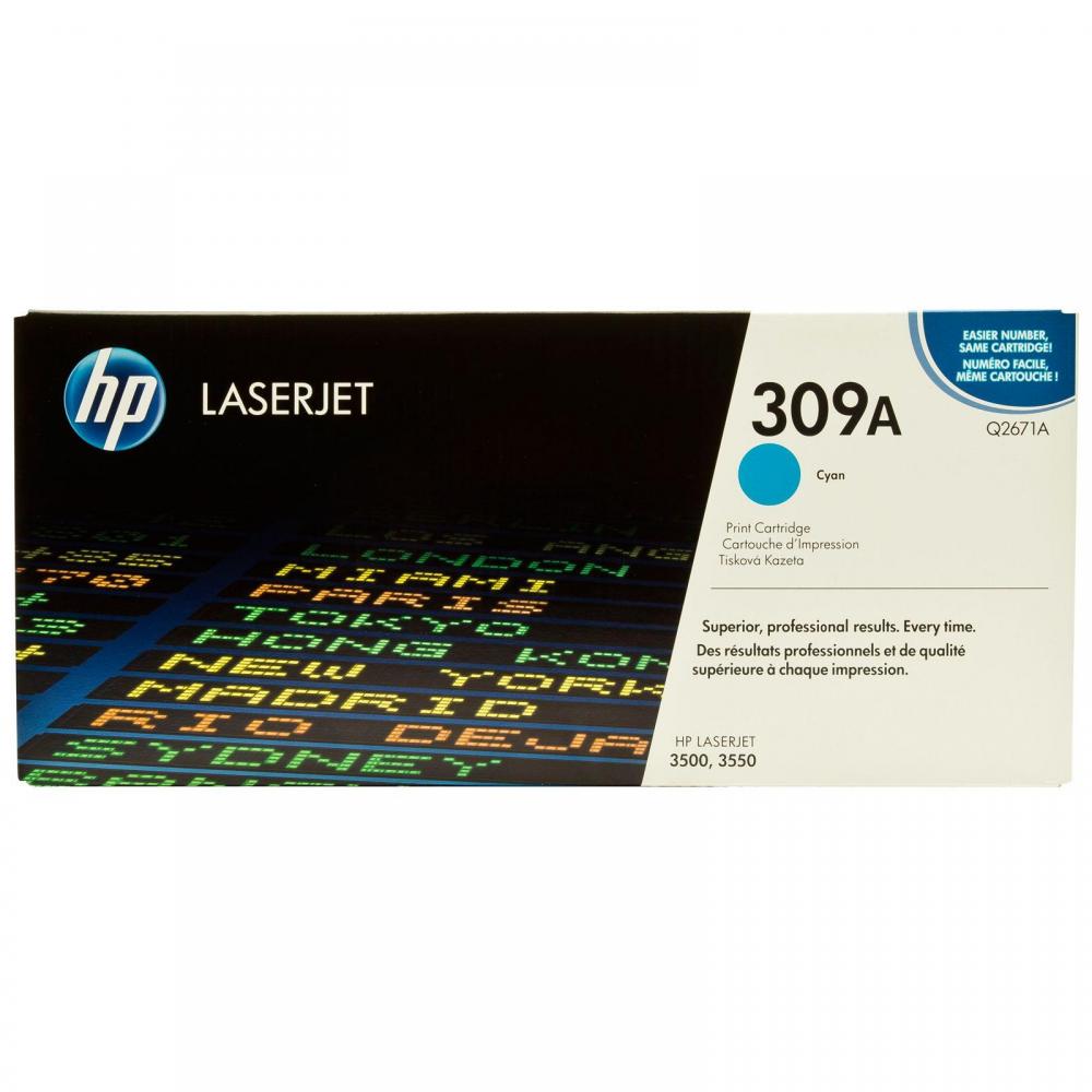 HP Toner-Kartusche cyan (Q2671A, 309A)