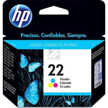HP Tintendruckkopf cyan/magenta/gelb (C9352AE#UUS, 22)