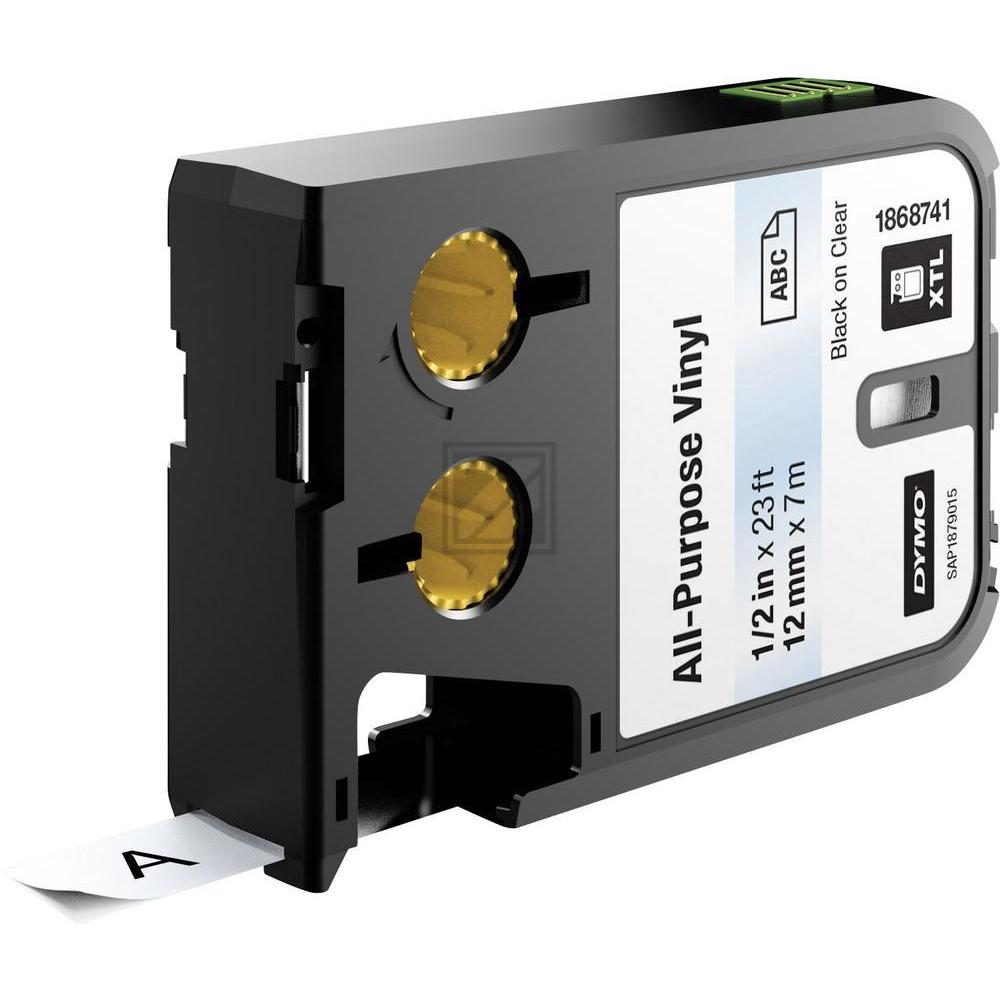 Dymo Schriftbandkassette schwarz/transparent (1868741)